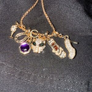 EFFY Necklace WITH LOVE 24" Chain & 6 Charms Pendant Gold Plated MSC Cruise 2025